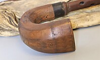 wood, horn, brass, goatskin, Hungarian or Slavonian